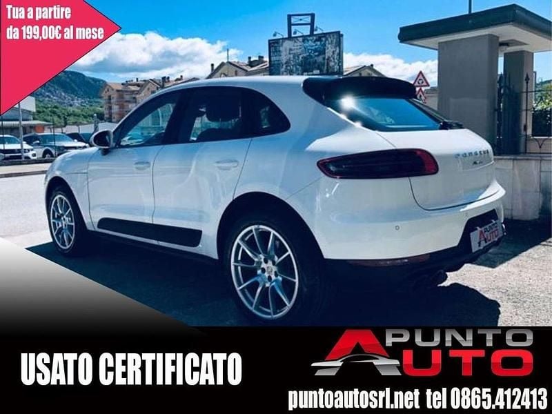 Usata Porsche Macan Turbo 252 CV (185 kW) 2018 Bianco SUV