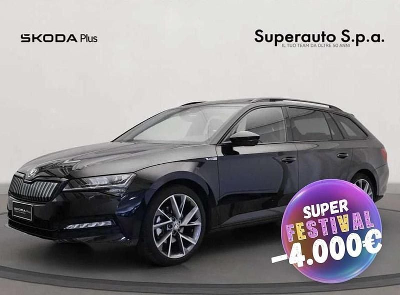 Usata Skoda Superb SportLine 218 CV (160 kW) 2023 Nero Station wagon
