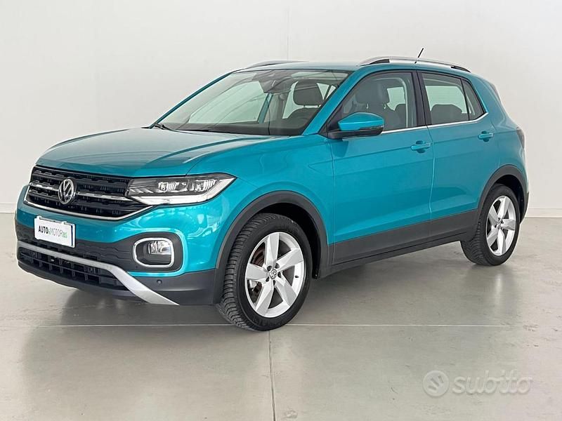 Usata VW T-Cross Advance 95 CV (69 kW) 2019 Blu SUV