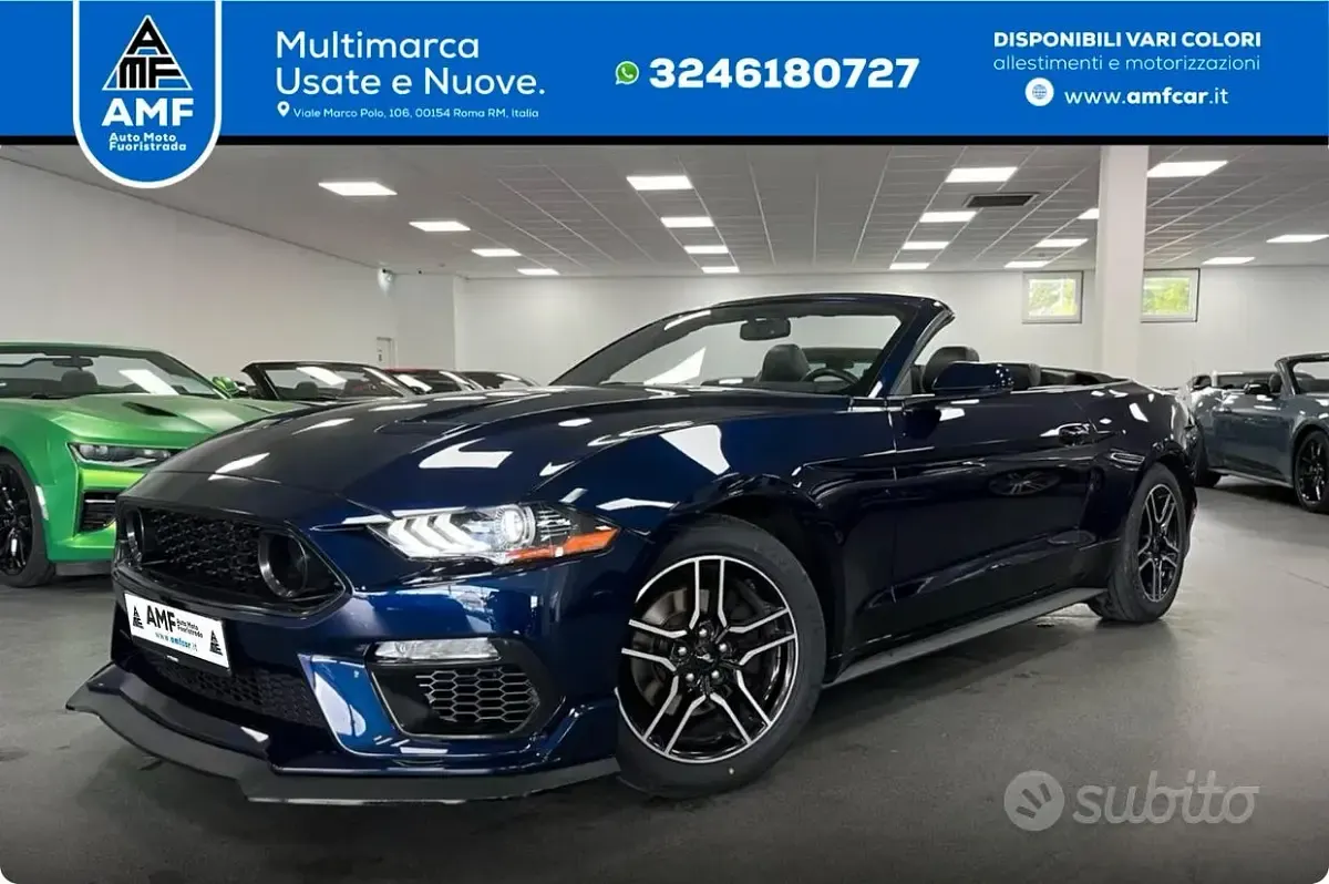 Usata Ford Mustang Premium 291 CV (214 kW) 2020 Blu Coupé