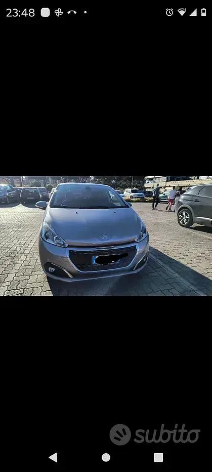 Usata Peugeot 208 82 CV (60 kW) 2019 Grigio Utilitaria