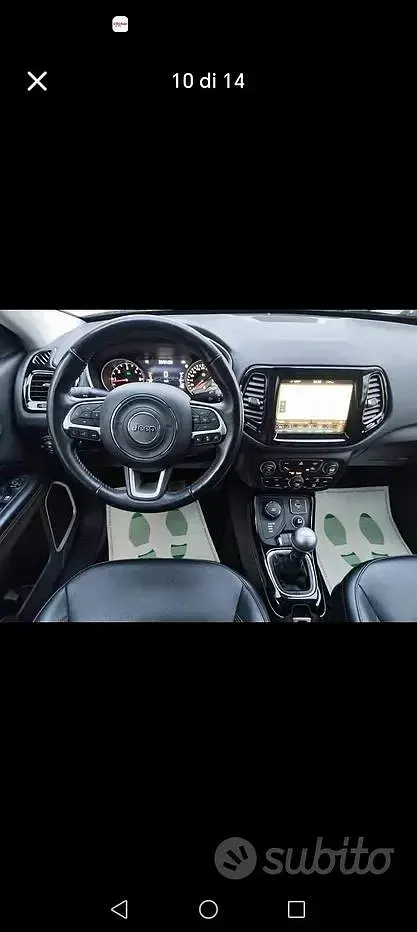 Usata Jeep Compass 140 CV (102 kW) 2019 Grigio SUV