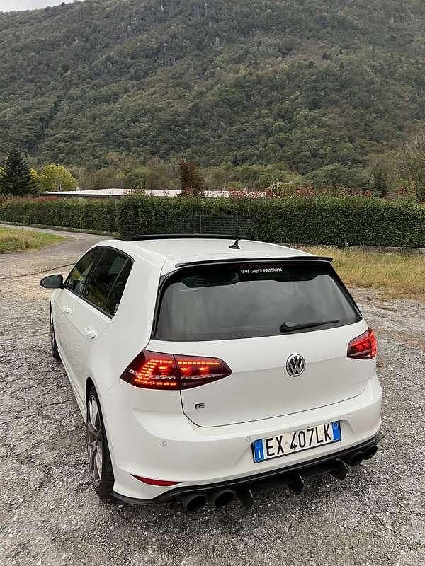 Usata VW Golf VII R 300 CV (220 kW) 2014 Bianco Berlina