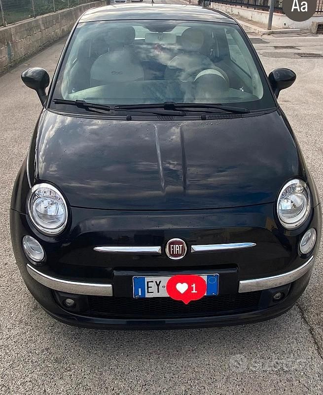 Nero Usata 2014 Fiat 500 Lounge Due volumi | 7000 € (Ottimo prezzo) - Immagine 1/4