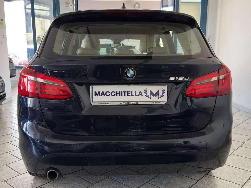 Usata BMW 216 Active Tourer 116 CV (85 kW) 2015 Blu/azzurro Monovolume