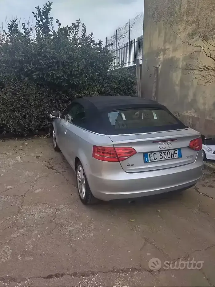 Usata Audi A3 Cabriolet 105 CV (77 kW) 2010 Grigio Cabrio