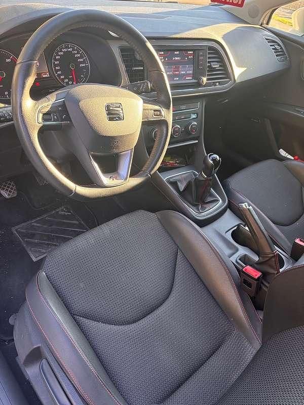 Usata Seat Leon FR 150 CV (110 kW) 2013 Bianco Berlina