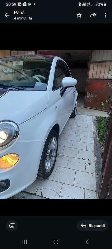 Usata Fiat 500C Rock 69 CV (50 kW) 2010 Bianco Cabrio