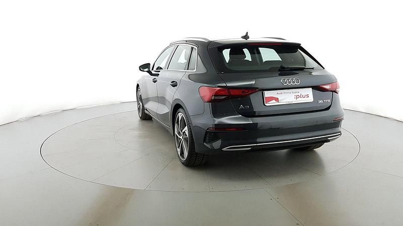 Usata Audi A3 Advanced 150 CV (110 kW) 2020 Grigio manhattan metallizzato Berlina