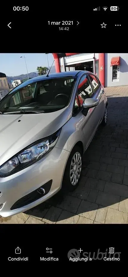 Usado Ford Fiesta 2013 Cinzento Citadino