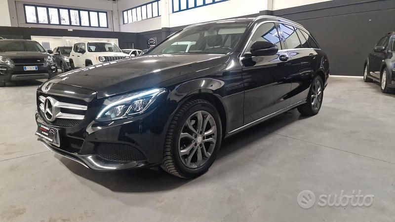 Usata Mercedes C200 Business 136 CV (100 kW) 2016 Nero Station wagon