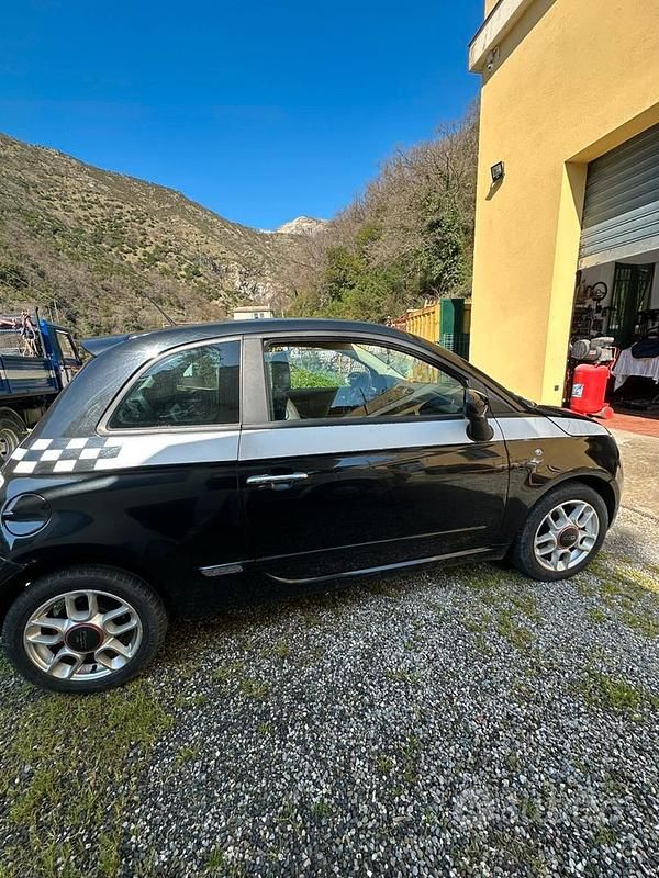 Usata Fiat 500 100 CV (73 kW) 2007 Nero