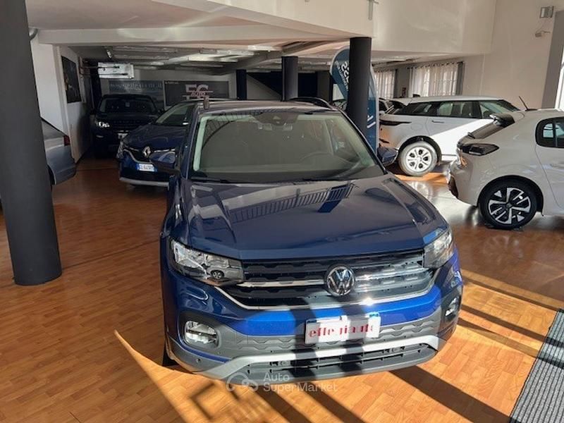 Usata VW T-Cross 95 CV (69 kW) 2023 Blu SUV