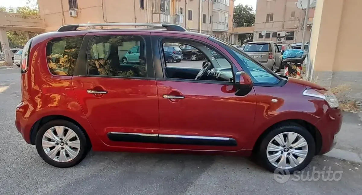 Usata Citroën C3 Picasso Exclusive 92 CV (67 kW) 2012 Rosso Monovolume