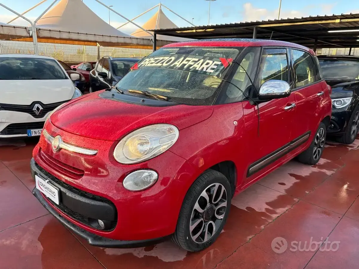 Usata Fiat 500L Lounge 85 CV (62 kW) 2013 Rosso Monovolume
