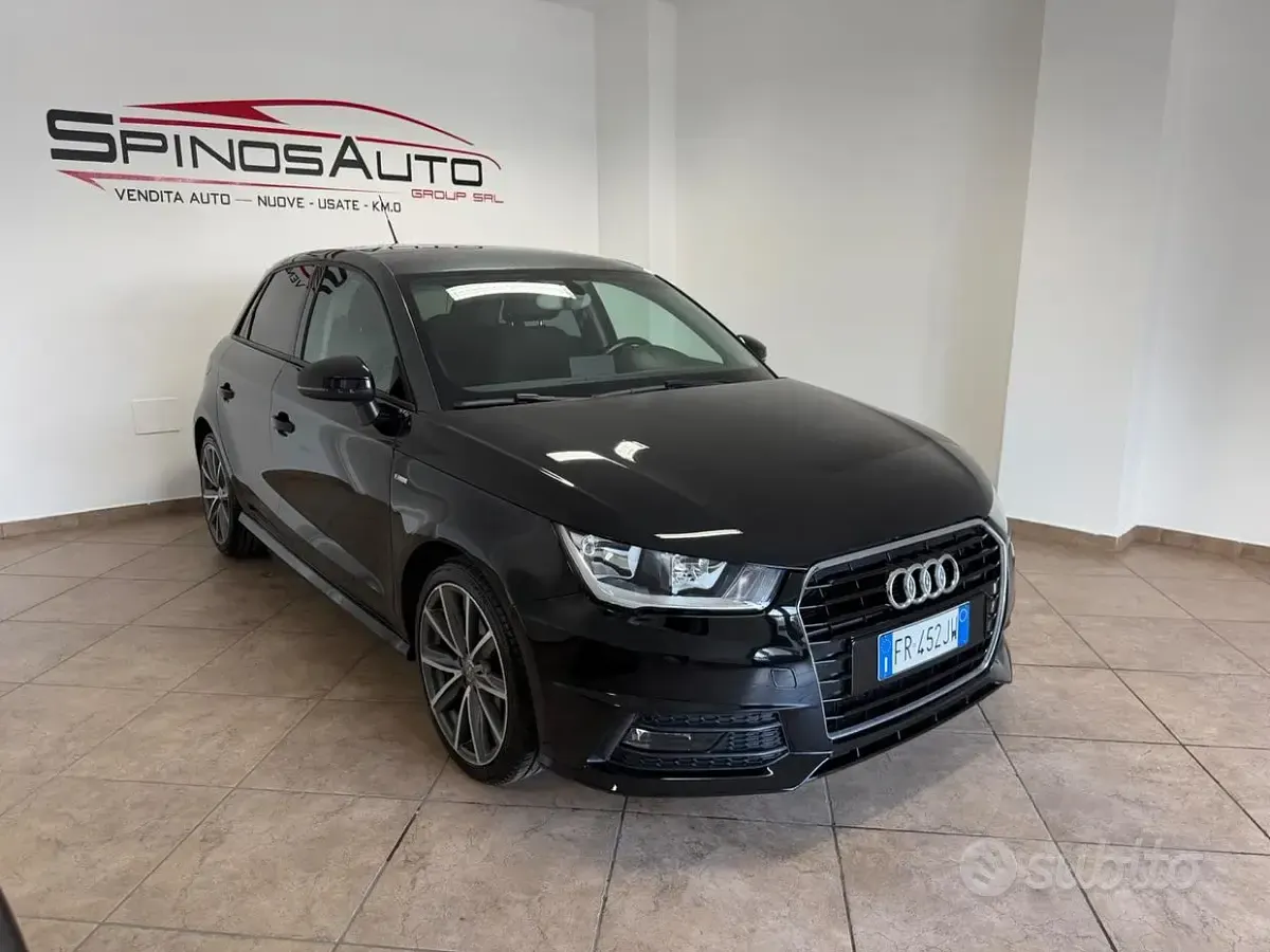 Usata Audi A1 S-Line 90 CV (66 kW) 2018 Nero Berlina