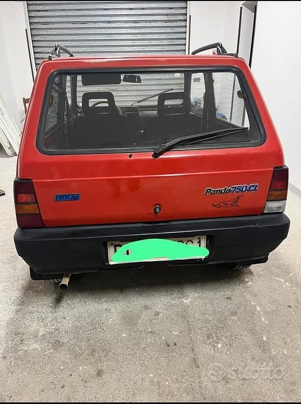 Usata Fiat Panda 1987 Rosso Berlina