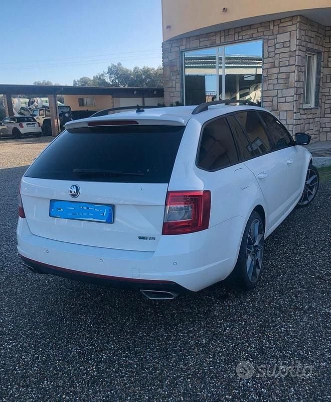 Usata Skoda Octavia RS 184 CV (135 kW) 2016 Bianco Station wagon