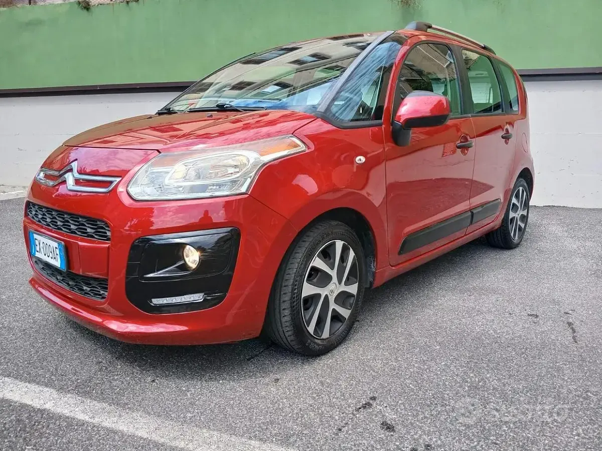 Usata Citroën C3 Picasso Seduction 92 CV (67 kW) 2014 Rosso Monovolume