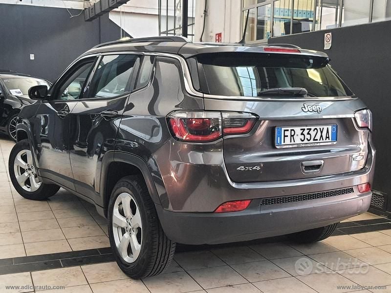 Usata Jeep Compass Longitude 140 CV (102 kW) 2018 Grigio SUV
