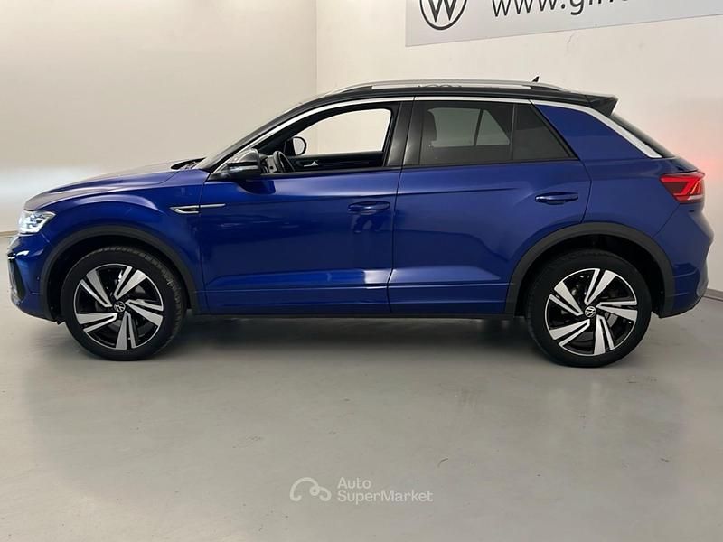 Usata VW T-Roc R-line 110 CV (80 kW) 2023 Blu SUV