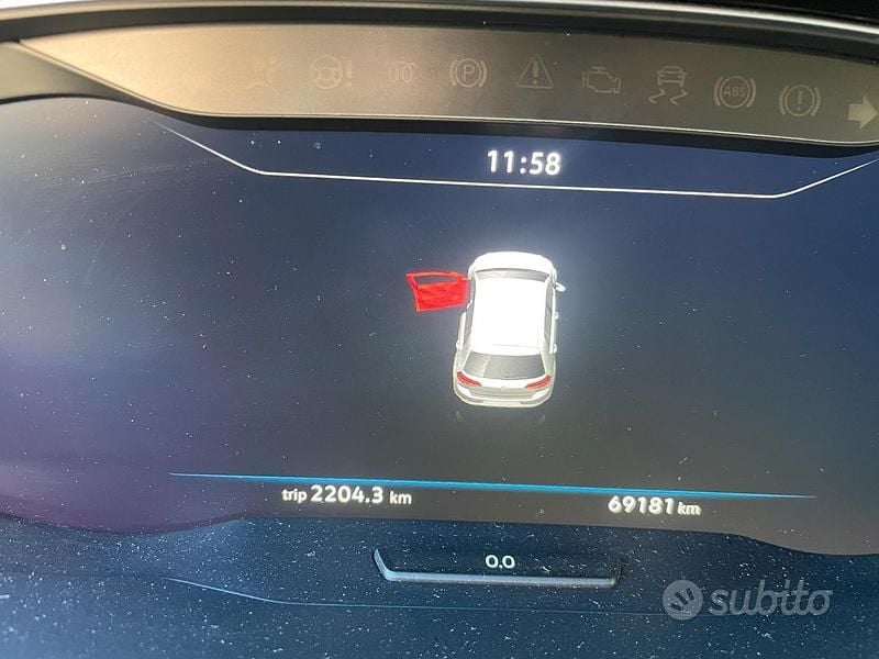 Usata VW Golf VII R-line 105 CV (77 kW) 2019 Bianco Berlina