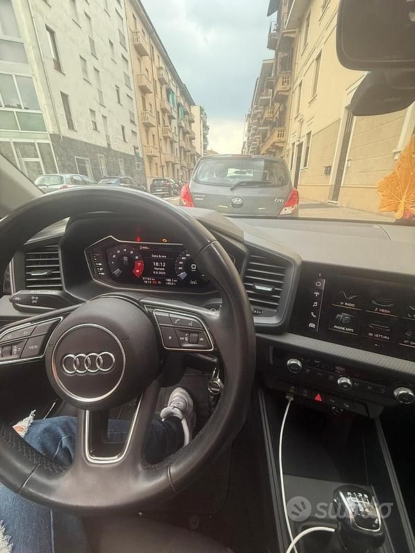 Usata Audi A1 Sportback Advanced Plus 95 CV (69 kW) 2020 Nero Utilitaria