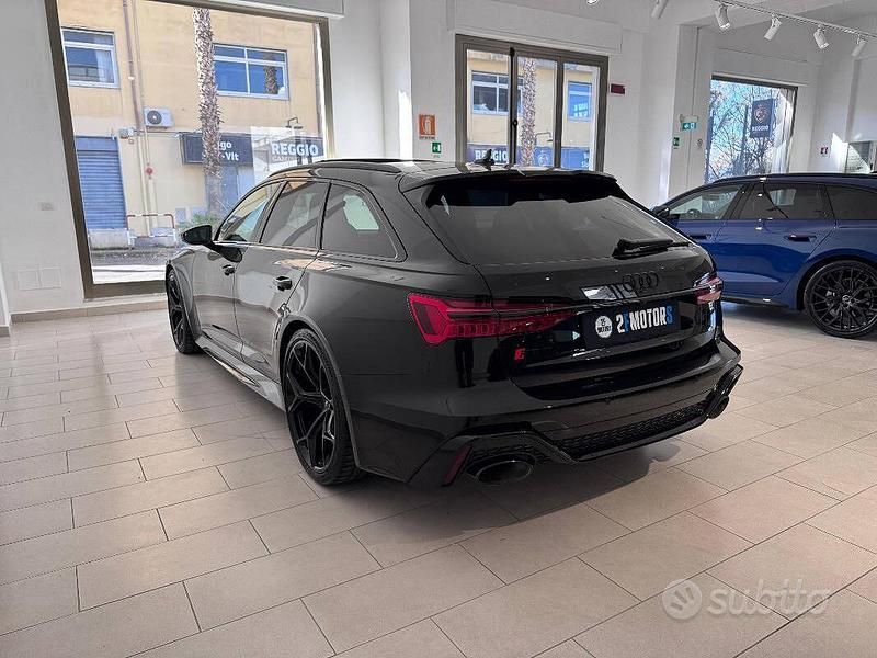 Usata Audi RS6 Performance 630 CV (463 kW) 2025 Nero Station wagon