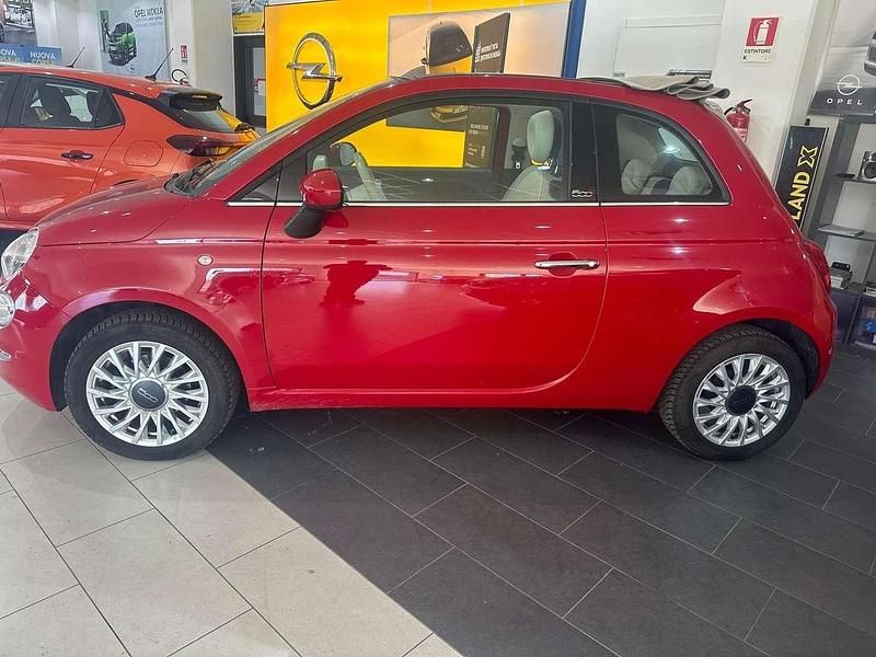 Usata Fiat 500C Lounge 69 CV (50 kW) 2017 Rosso Cabrio