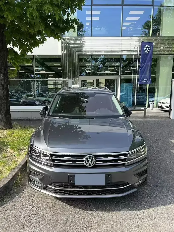 Usata VW Tiguan Allspace Advance 150 CV (110 kW) 2019 Grigio SUV