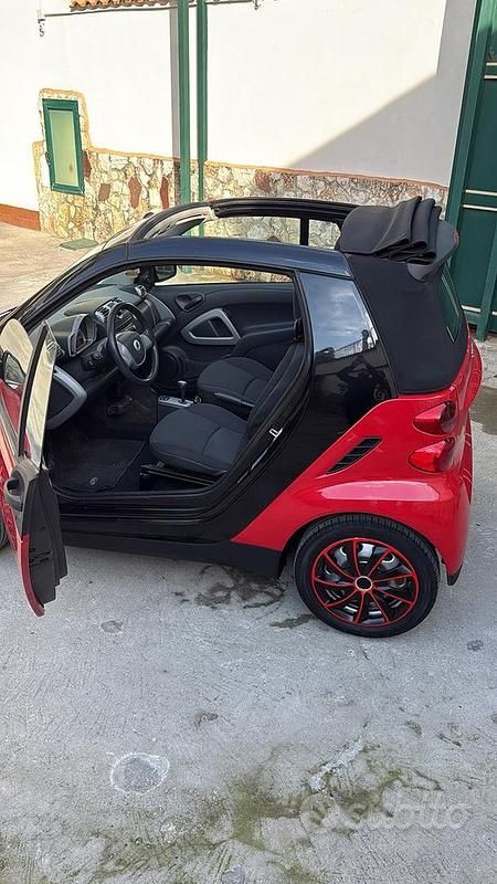 Usata Smart ForTwo Cabrio 45 CV (33 kW) 2009 Rosso Cabrio