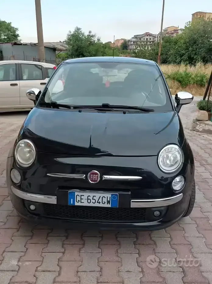 Usata Fiat 500 69 CV (50 kW) 2012 Nero Berlina