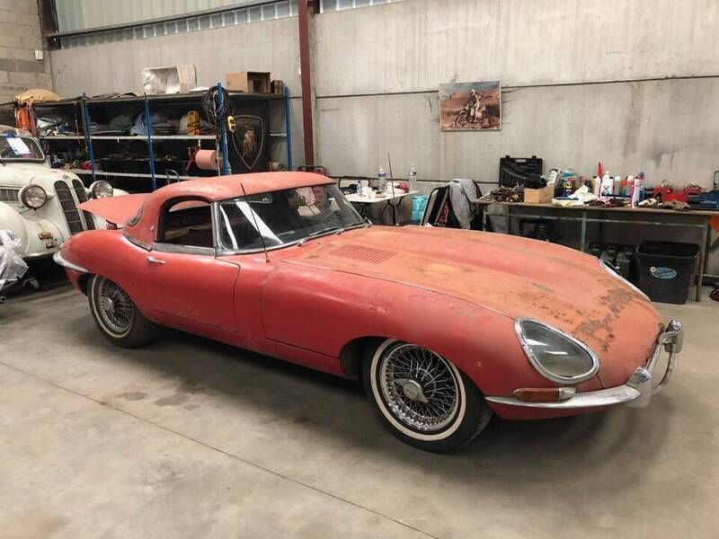 Rosso Usata 1961 Jaguar E-Type Cabrio | 119.000 € - Immagine 1/4