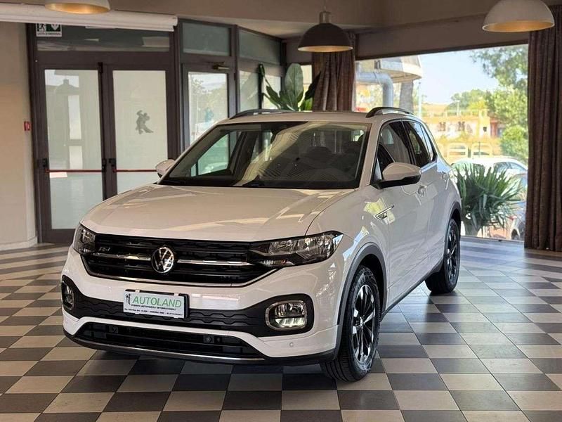 Bianco pastello Usata 2021 VW T-Cross Pro SUV | 21.700 € (Molto cara) - Immagine 1/4