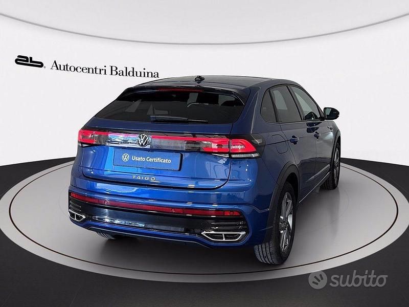 Usata VW Taigo R-line 110 CV (80 kW) 2022 Reef blue SUV