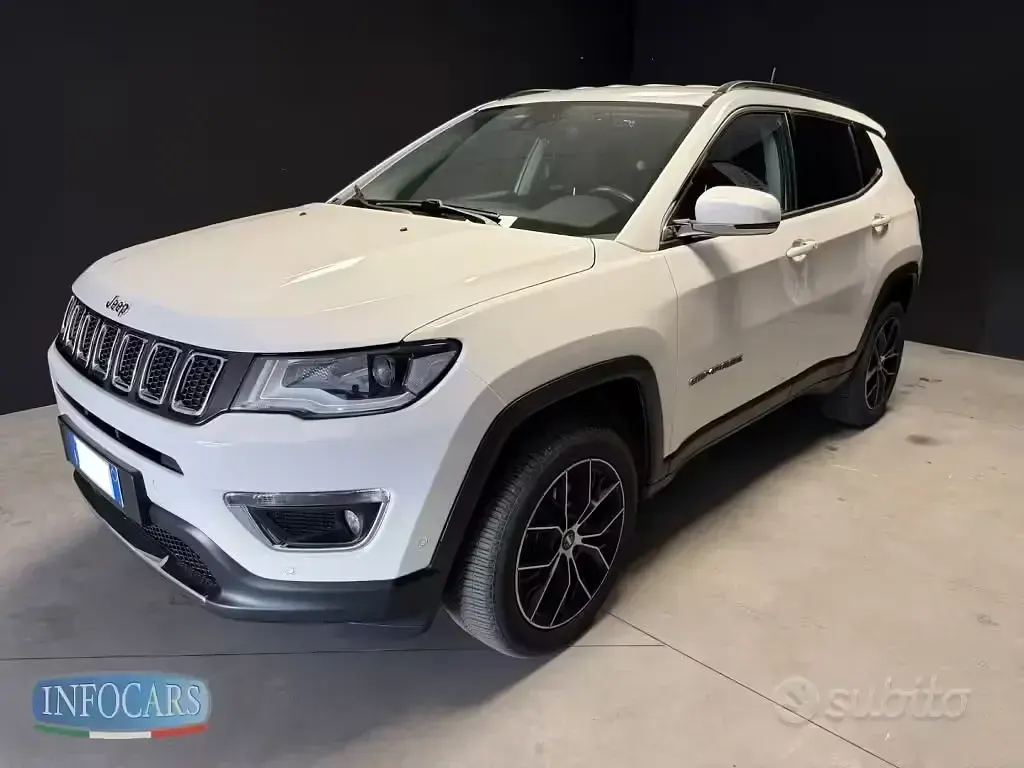 Usata Jeep Compass Limited 140 CV (102 kW) 2018 Bianco SUV