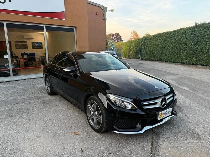 Usata Mercedes C250 Premium 204 CV (150 kW) 2015 Nero Berlina
