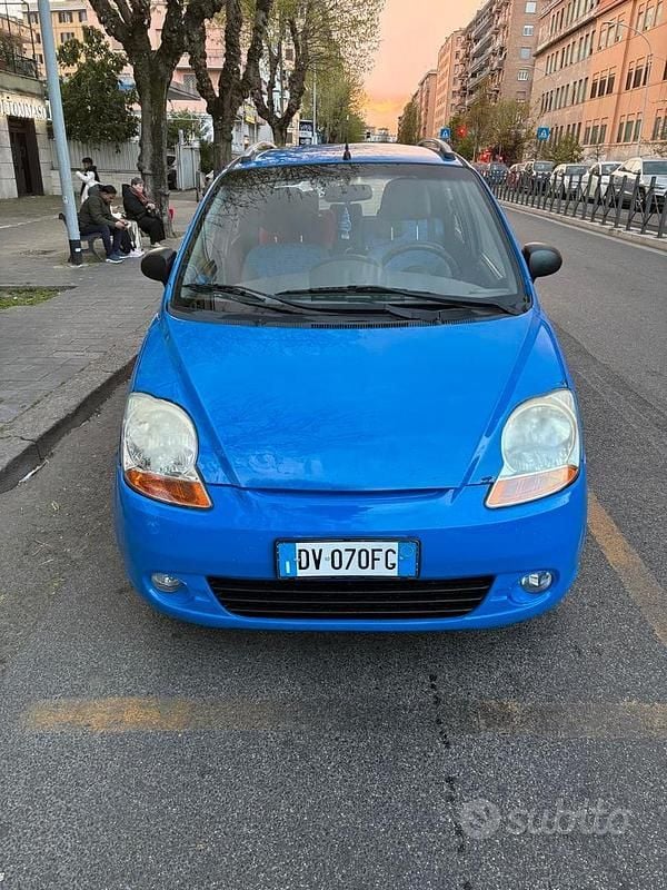 Usata Chevrolet Matiz 52 CV (38 kW) 2009 Blu Utilitaria