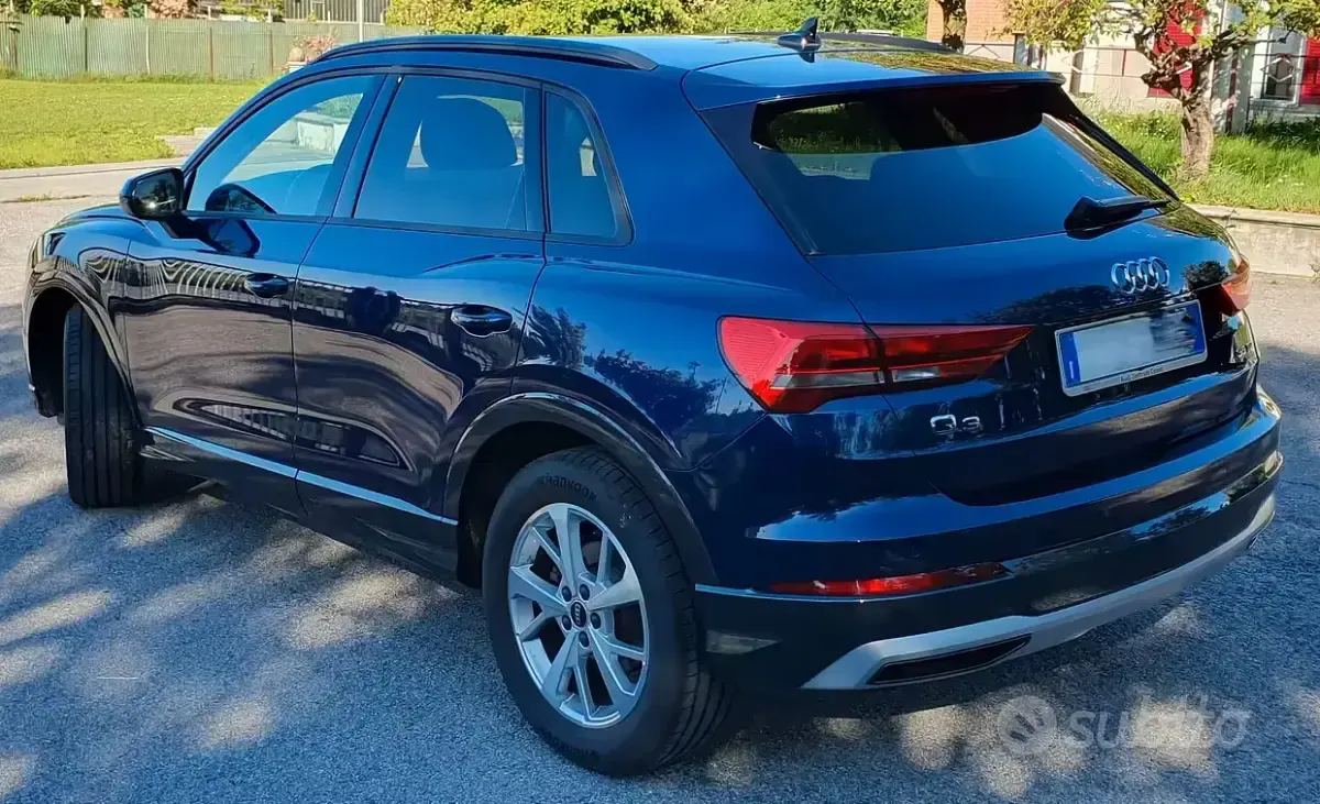 Usata Audi Q3 Advanced 150 CV (110 kW) 2022 Blu SUV