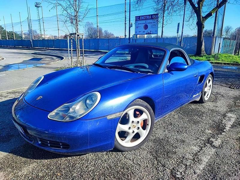 Usata Porsche Boxster 252 CV (185 kW) 2000 Blu/azzurro Cabrio
