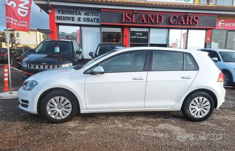 Usata VW Golf VII 85 CV (62 kW) 2016 Bianco Berlina