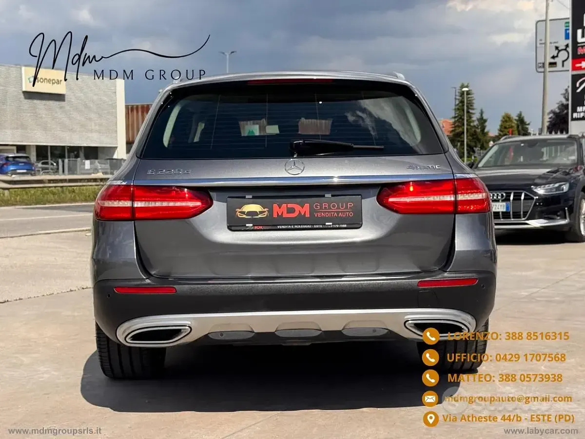 Usata Mercedes E220 Premium Plus 194 CV (142 kW) 2017 Gray Station wagon