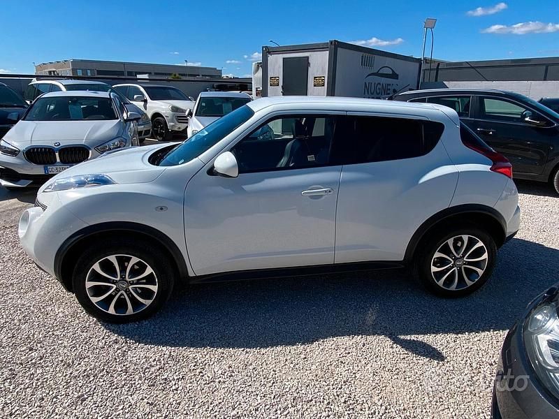 Usata Nissan Juke Tekna 110 CV (80 kW) 2013 Bianco SUV