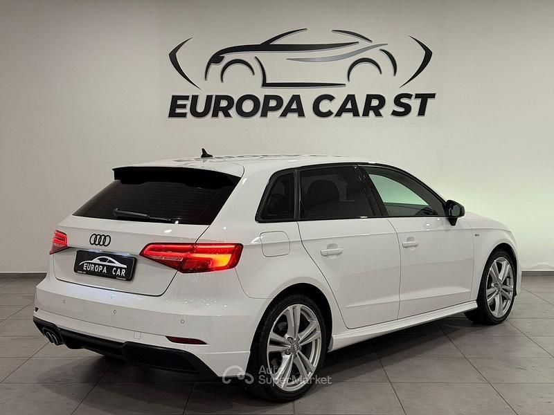 Usata Audi A3 S-Line 150 CV (110 kW) 2020 Bianco Berlina