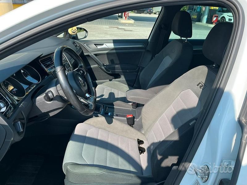 Usata VW Golf VII R-line 110 CV (80 kW) 2017 Bianco Berlina