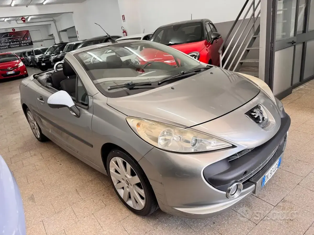 Usata Peugeot 207 CC 109 CV (80 kW) 2007 Grigio Cabrio