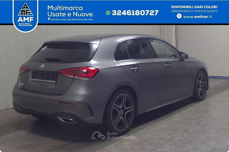 Usata Mercedes A180 AMG line 116 CV (85 kW) 2023 Grigio Berlina