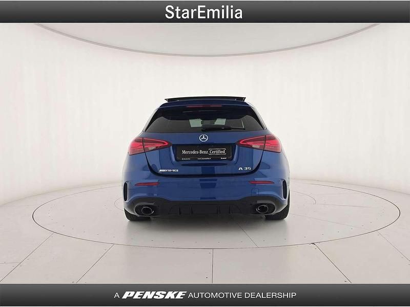 Usata Mercedes A35 AMG AMG Line Premium Plus 306 CV (225 kW) 2024 Blu/azzurro Utilitaria