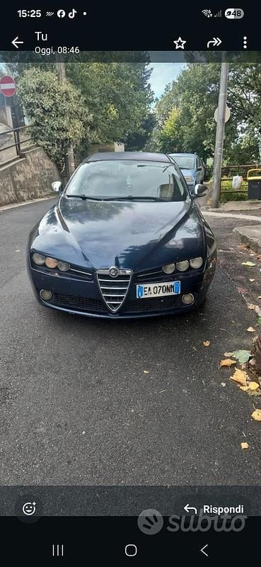 Usata Alfa Romeo 156 150 CV (110 kW) 2007 Blu Station wagon