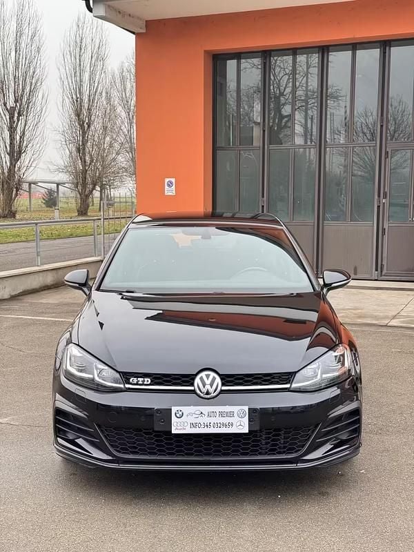 Usata VW Golf VII GTD 184 CV (135 kW) 2017 Nero Berlina